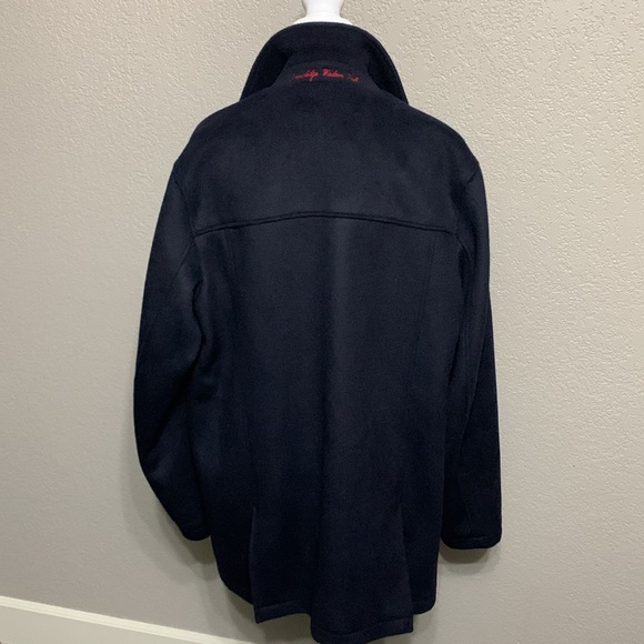 Robert Graham Navy Wool Pea Coat M - Picture 3 of 12